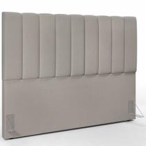 Cabeceira Cama Box Queen 160 cm Dália W01 Linho Bege Lyam Decor Cabeceira Cama Box Queen 160 cm Dália W01 Linho Bege Lyam Decor