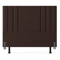 Cabeceira Cama Box Queen 160cm Estofada Moderna material sintético Frame Marrom Cabeceira Cama Box Queen 160cm Estofada Moderna material sintético Frame Marrom