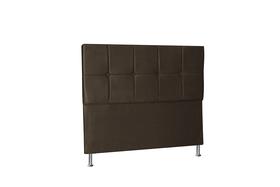 Cabeceira Cama Box Queen 160cm Lisboa Tecido Suede Marrom Canon Moveis