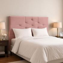 Cabeceira Cama Box Queen 195 Cm Camboriú Rosa Cabeceira Cama Box Queen 195 Cm Camboriú Rosa