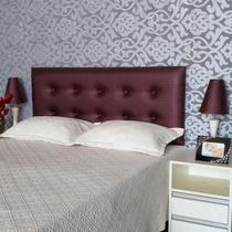 Cabeceira Cama Box Queen Durasi 10 Facto Vinho 160 X 60 RBL