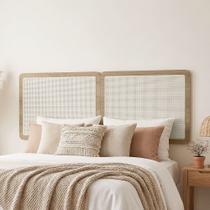 Cabeceira Cama Box Queen Painel Com Telinha 160cm Moss A03 Hanover Lyam Decor Cabeceira Cama Box Queen Painel Com Telinha 160cm Moss A03 Hanover Lyam Decor