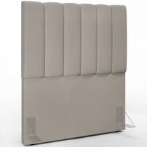 Cabeceira Cama Box Solteiro 100 cm Dália W01 Linho Bege - Lyam Decor Cabeceira Cama Box Solteiro 100 cm Dália W01 Linho Bege - Lyam Decor