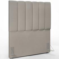 Cabeceira Cama Box Solteiro 100 cm Dália W01 Linho Bege - Lyam Decor Cabeceira Cama Box Solteiro 100 cm Dália W01 Linho Bege - Lyam Decor