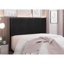 Cabeceira Cama Box Solteiro 90 cm Arizona Veludo S04 - D'Rossi