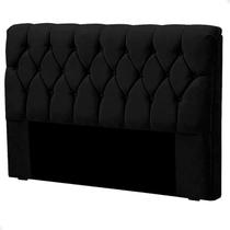 Cabeceira Cama Box Solteiro 90cm Eloá Estofada Suede