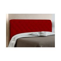 Cabeceira Cama Box Solteiro 90cm Paris Veludo Vermelho - JS Móveis