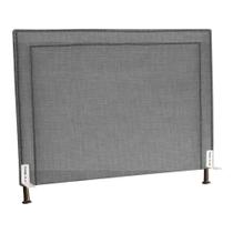 Cabeceira Cama Box Solteiro 90cm Viviane Linho Quarto - Estopar