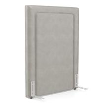 Cabeceira Cama Box Solteiro Alba 90cm com Frame Veludo Bege Claro - Abmaza Cabeceira Cama Box Solteiro Alba 90cm com Frame Veludo Bege Claro - Abmaza