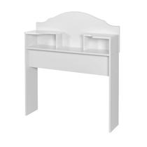 Cabeceira Cama Box Solteiro Branco Evelyn