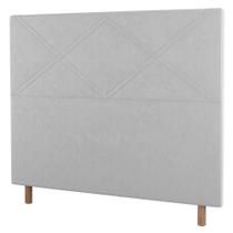 Cabeceira Cama Box Solteiro Cairo 90cm ano Branco - Abmaza Cabeceira Cama Box Solteiro Cairo 90cm ano Branco - Abmaza