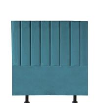 Cabeceira Cama Box Solteiro Carla 140cm Suede Azul Turquesa Cabeceira Cama Box Solteiro Carla 140cm Suede Azul Turquesa