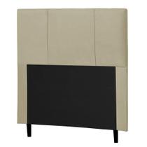 Cabeceira Cama Box Solteiro Donna 90cm Corano Bege - Desk Design