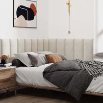 Cabeceira Cama Box Solteiro Kit 15 Módulos Estofados - Cabeceira Cama Box Solteiro Kit 15 Módulos Estofados -