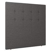 Cabeceira Cama Box Solteiro Luana 90cm Linho Cinza - Abmaza Cabeceira Cama Box Solteiro Luana 90cm Linho Cinza - Abmaza