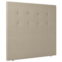 Cabeceira Cama Box Solteiro Luana 90cm Sintético Bege - Abmaza Cabeceira Cama Box Solteiro Luana 90cm Sintético Bege - Abmaza