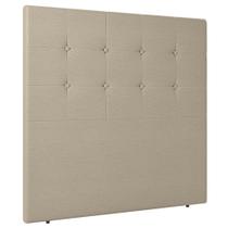 Cabeceira Cama Box Solteiro Luana 90cm Sintético Bege - Abmaza
