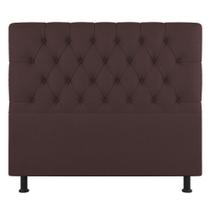 Cabeceira Cama Box Solteiro Nice 100cm Linho Marrom - Abmaza