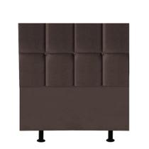 Cabeceira Cama Box Solteiro Poliana 90 cm Suede - CEMA DECOR