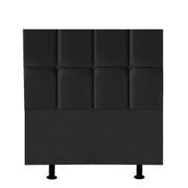 Cabeceira Cama Box Solteiro Poliana 90 cm Suede - CEMA DECOR