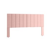 Cabeceira Cama Casal 1,60 Luxo com Pés Suede Estofada em 6 Cores Disponível