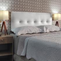 Cabeceira Cama Casal Botonê Berlim Corano Branco 120 RBL