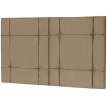 Cabeceira Cama Casal Box 140Cm Estofada Ellegancy - Bege