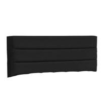 Cabeceira Cama Casal Box Queen 160cm Turim Suede Preto - Havai Cabeceira Cama Casal Box Queen 160cm Turim Suede Preto - Havai