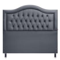 Cabeceira Cama Casal Capitonê Sophia Provençal Corano Cinza 120 RBL Cabeceira Cama Casal Capitonê Sophia Provençal Corano Cinza 120 RBL