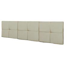 Cabeceira Cama Casal King Size 1,95 MÉXICO Box Estofada - Areia Suede