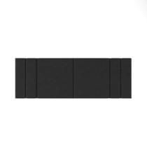 Cabeceira Cama Casal Quarto Box Estofada 1,40 Tulipa Preto