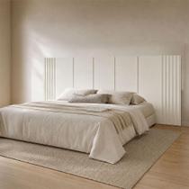 Cabeceira Cama Casal Ripado 3,0m Dalla Costa 100% Mdf Cabeceira Cama Casal Ripado 3,0m Dalla Costa 100% Mdf
