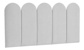 Cabeceira Cama Estofada Nuvem Kit 5 peças 60x20