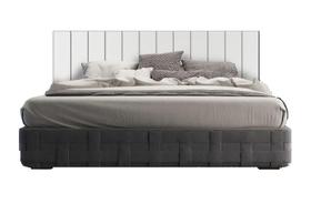 Cabeceira Cama King Lambri Painel MDF Parede Rack 203x60cm
