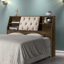 Cabeceira Cama Queen 4 Nichos Nubia