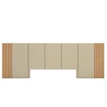 Cabeceira Cama Queen Ripada 3,50m CAMT 100% MDF Casa Lar Cabeceira Cama Queen Ripada 3,50m CAMT 100% MDF Casa Lar