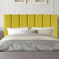 Cabeceira Cama Queen Size 160 Cm Carla Sued Azul Turquesa - Kimi Design