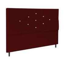Cabeceira Cama Solteira 90 cm Virgínia Suede