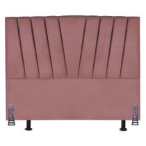Cabeceira Cama Solteirão 100 cm Ludmilla de Linho com Frame