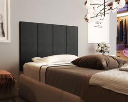 Cabeceira Cama Solteiro 0,90 Million Preto