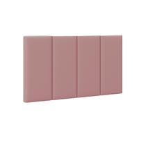 Cabeceira Cama Solteiro Placa Estofada 90 cm Suspensa Itália - Várias Cores
