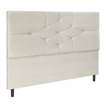 Cabeceira Camboriu Bege Estofada para Cama Box Casal Queen Size 164Cm Quarto Luxo JBE Móveis Cabeceira Camboriu Bege Estofada para Cama Box Casal Queen Size 164Cm Quarto Luxo JBE Móveis