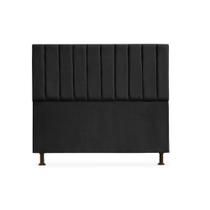 Cabeceira Cancun King 195 cm Suede Preto Cabeceira Cancun King 195 cm Suede Preto