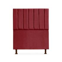 Cabeceira Cancun Para Cama Box Solteiro 90cm Suede - Renascer Decor