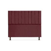 Cabeceira Cancun Queen 160 cm Suede Bordo Cabeceira Cancun Queen 160 cm Suede Bordo