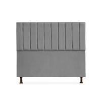 Cabeceira Cancun Queen 160 cm Suede Cinza Cabeceira Cancun Queen 160 cm Suede Cinza