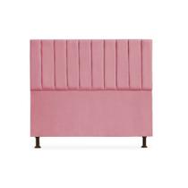 Cabeceira Cancun Queen 160 cm Suede Rosa Cabeceira Cancun Queen 160 cm Suede Rosa