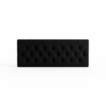 Cabeceira capitonê cama casal 1.40 dubai preto Cabeceira capitonê cama casal 1.40 dubai preto