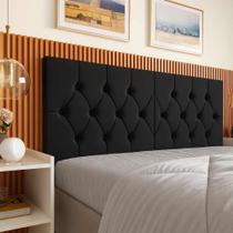 Cabeceira Capitonê Estofadada Fixação na Parede Box Queem.