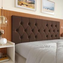 Cabeceira Capitonê Estofadada Fixação na Parede Box Queem.